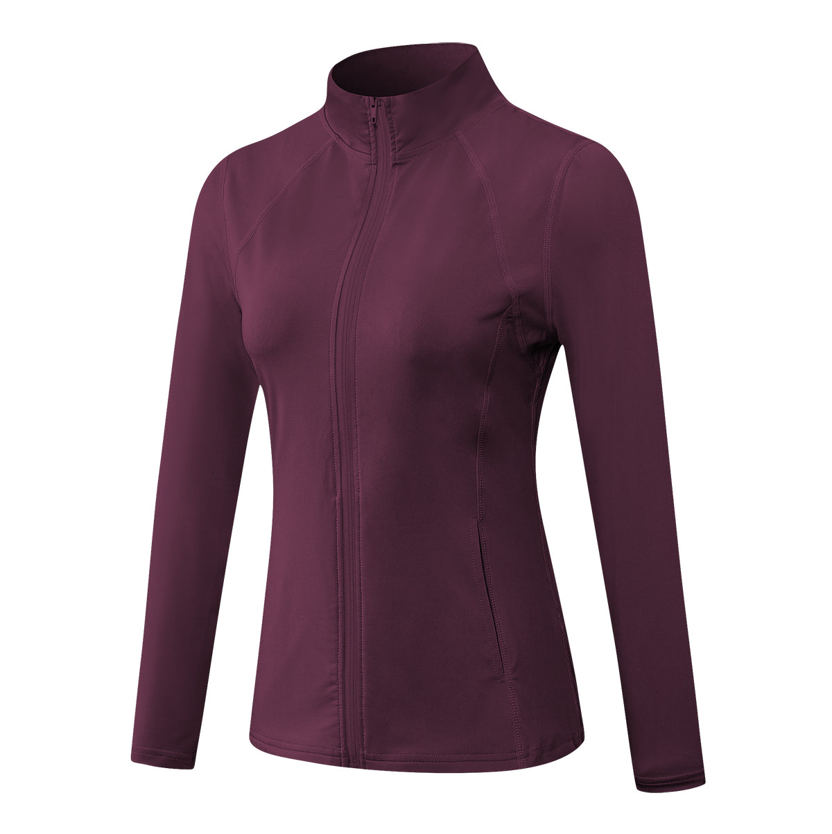 Stand Collar Full Zip Track Jacket