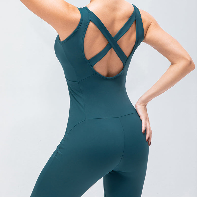 Sleeveless Bodycon Jumpsuit