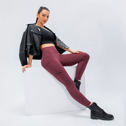 High-Rise Workout Leggings with Multi Pockets