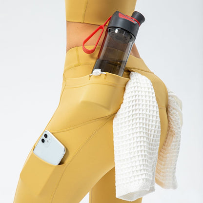 No Front Seam Leggings with Multi-Pockets