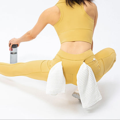 No Front Seam Leggings with Multi-Pockets