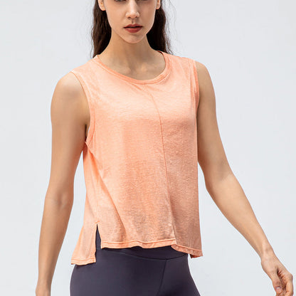 Sleeveless Tank Tops Sheer