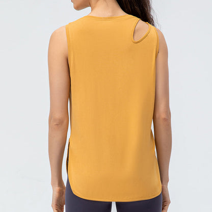 Stylish Shoulder Hollow-Carved Tank Tops
