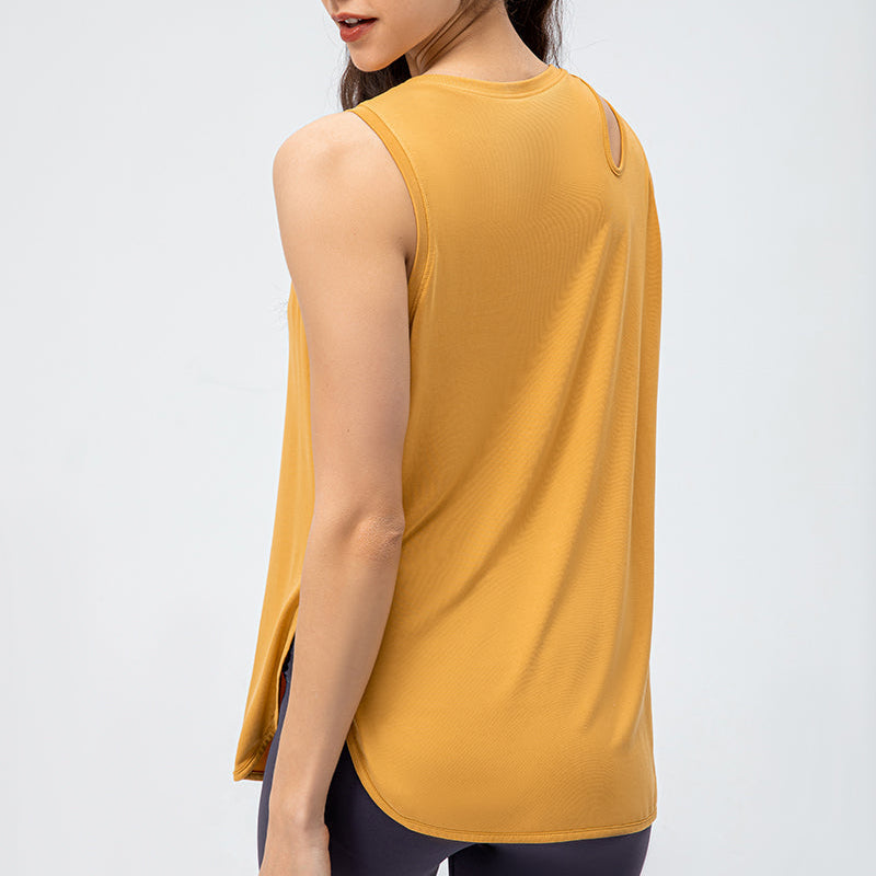 Stylish Shoulder Hollow-Carved Tank Tops