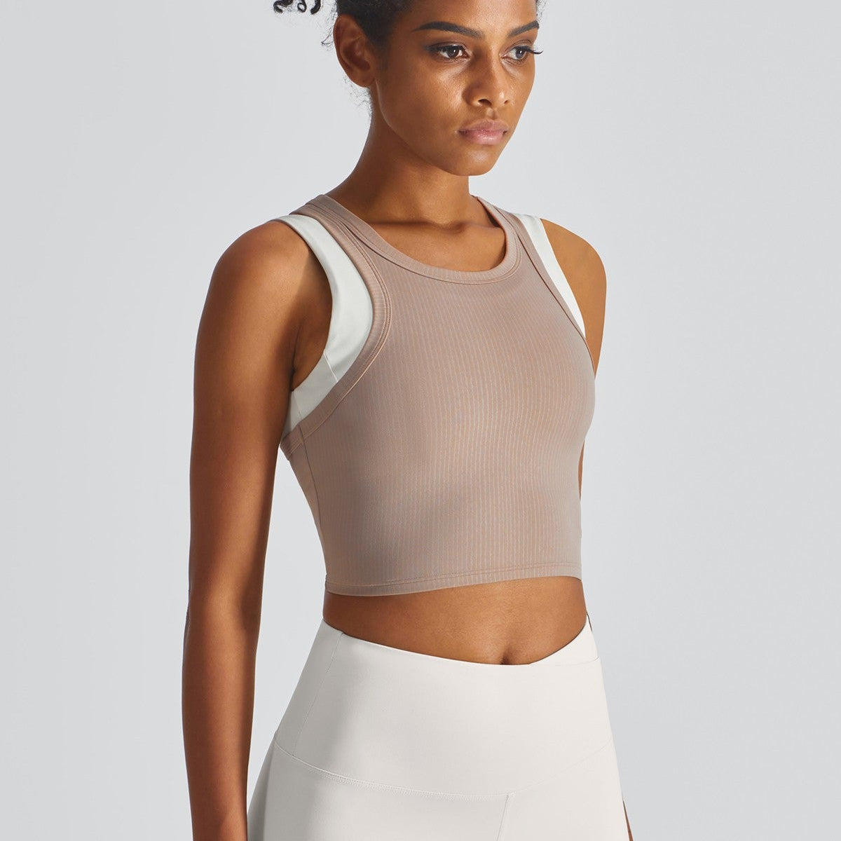 Cropped Racerback Tank Tops