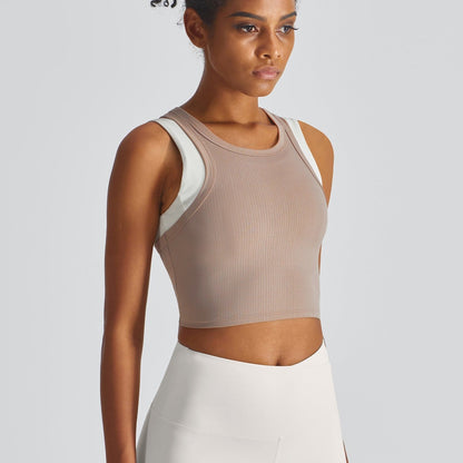 Cropped Racerback Tank Tops