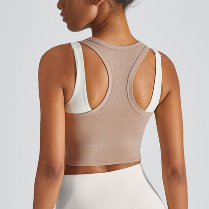 Cropped Racerback Tank Tops