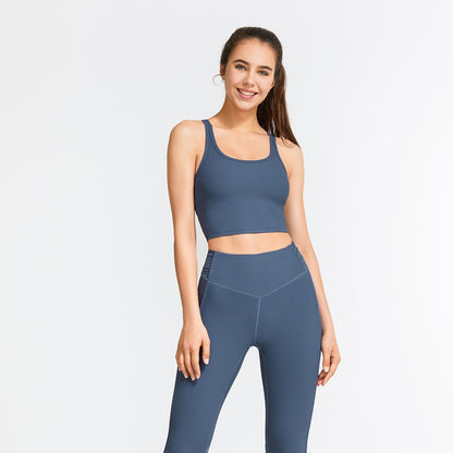 Ribbed Racerback Cropped Tank Tops