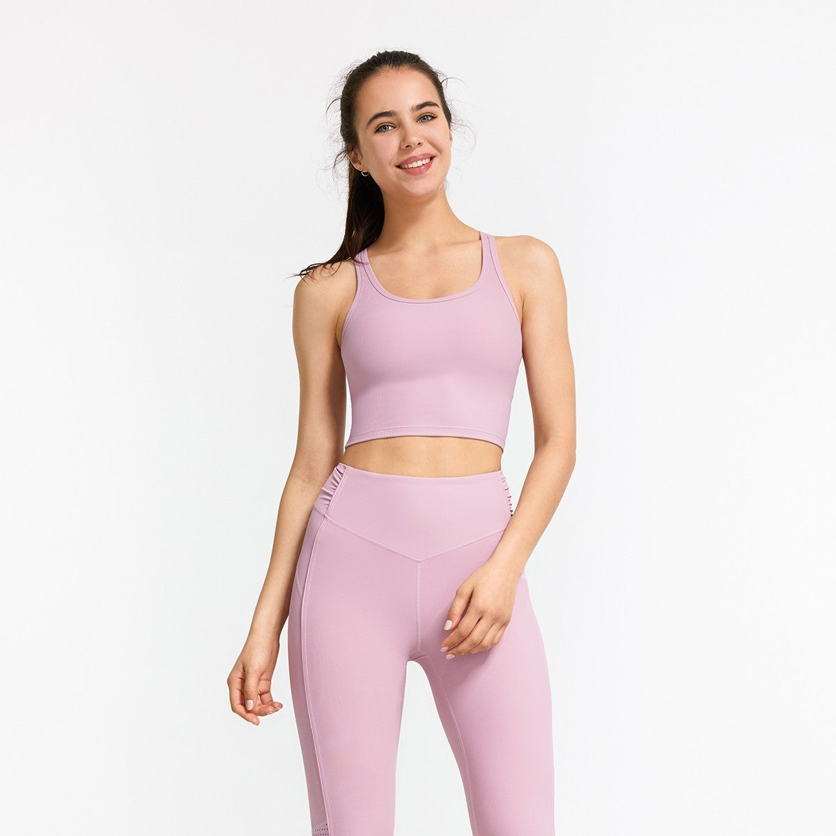 Ribbed Racerback Cropped Tank Tops