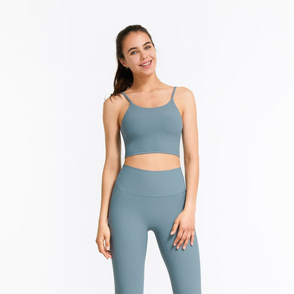 Ribbed Spaghetti Strap Cropped Camisole