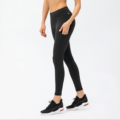No Front Seam Leggings with Multi-Pockets