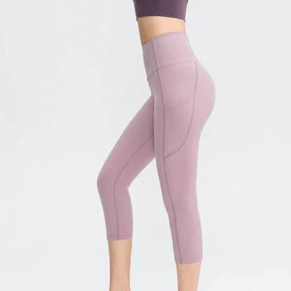 High-Waisted Capri With Pockets