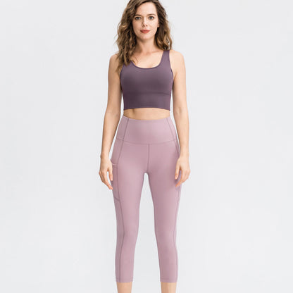 High-Waisted Capri With Pockets