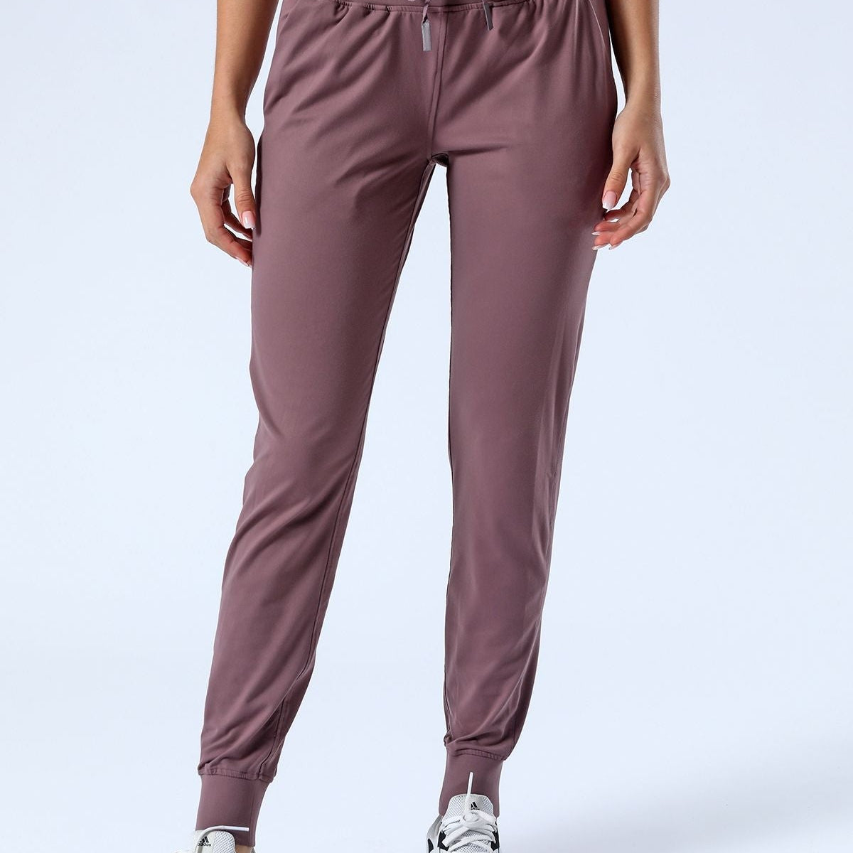 Tapered Joggers with Drawstring