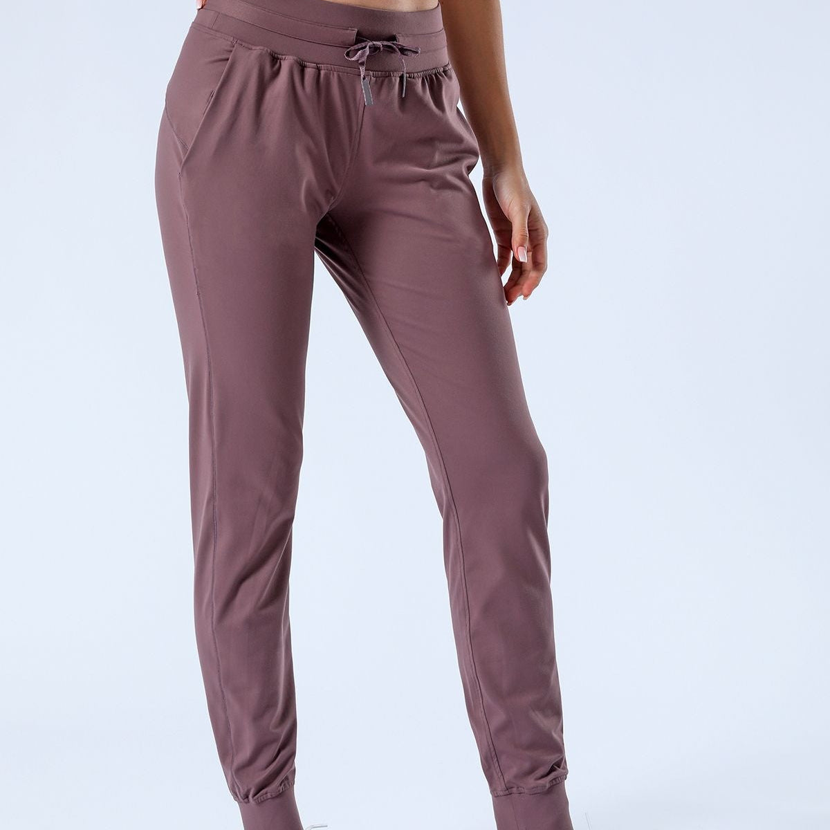Tapered Joggers with Drawstring