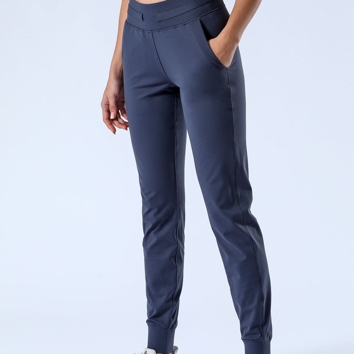 Tapered Joggers with Drawstring