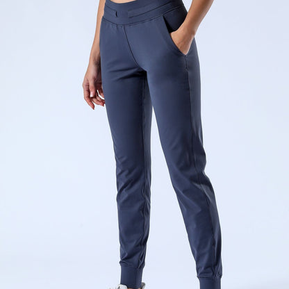 Tapered Joggers with Drawstring