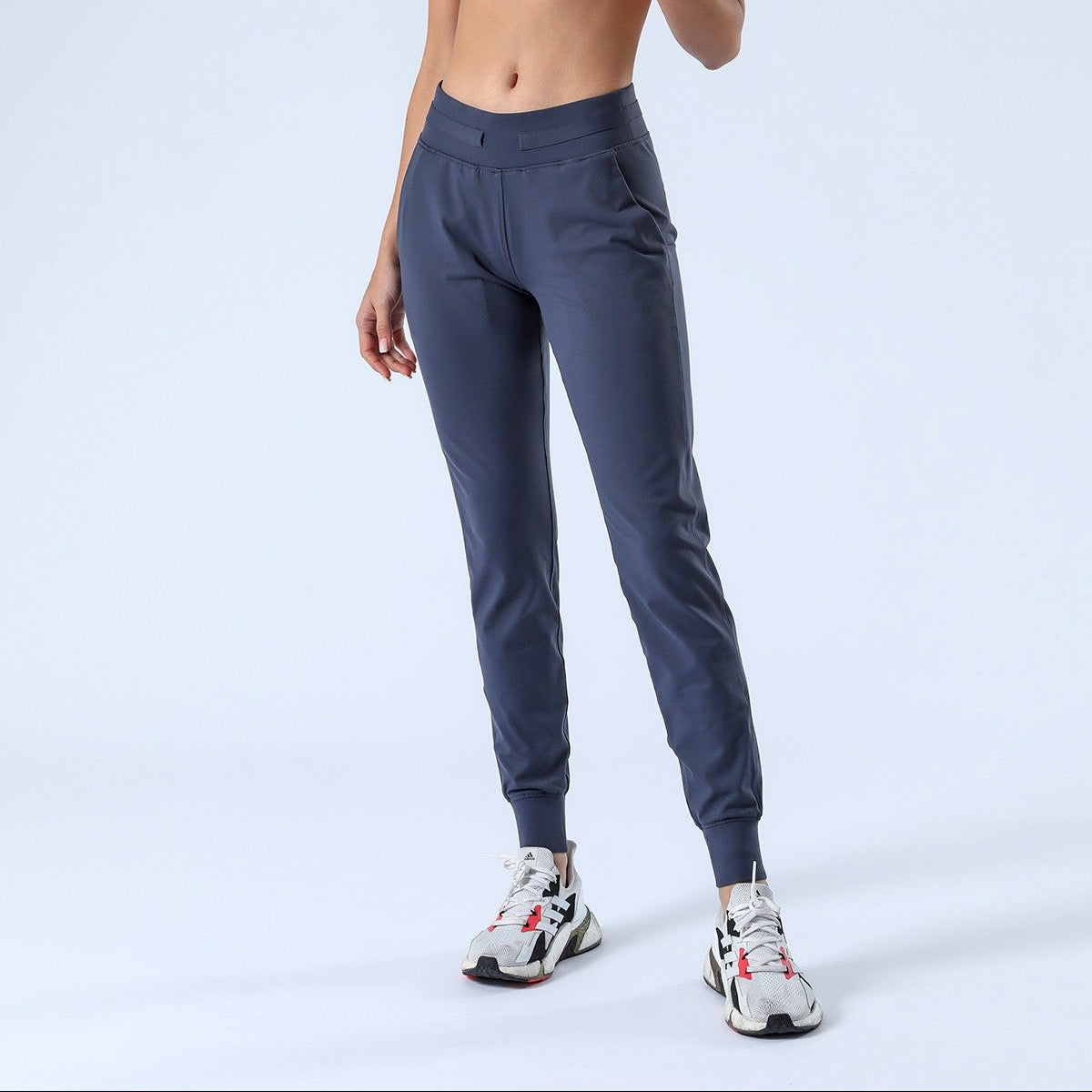 Tapered Joggers with Drawstring