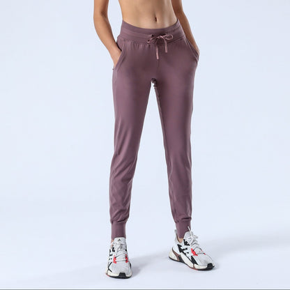 Tapered Joggers with Drawstring
