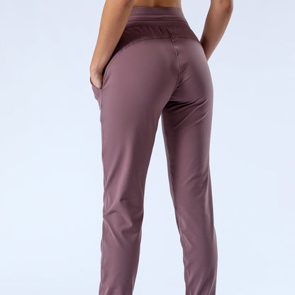 Tapered Joggers with Drawstring