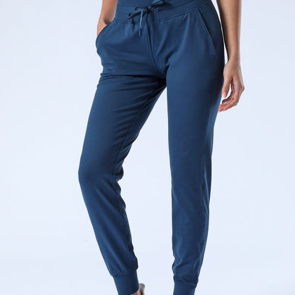 Tapered Joggers with Drawstring