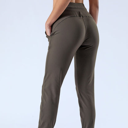 Tapered Joggers with Drawstring