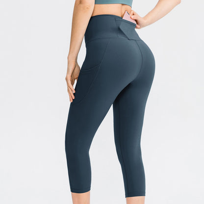 High-Waisted Capri With Pockets