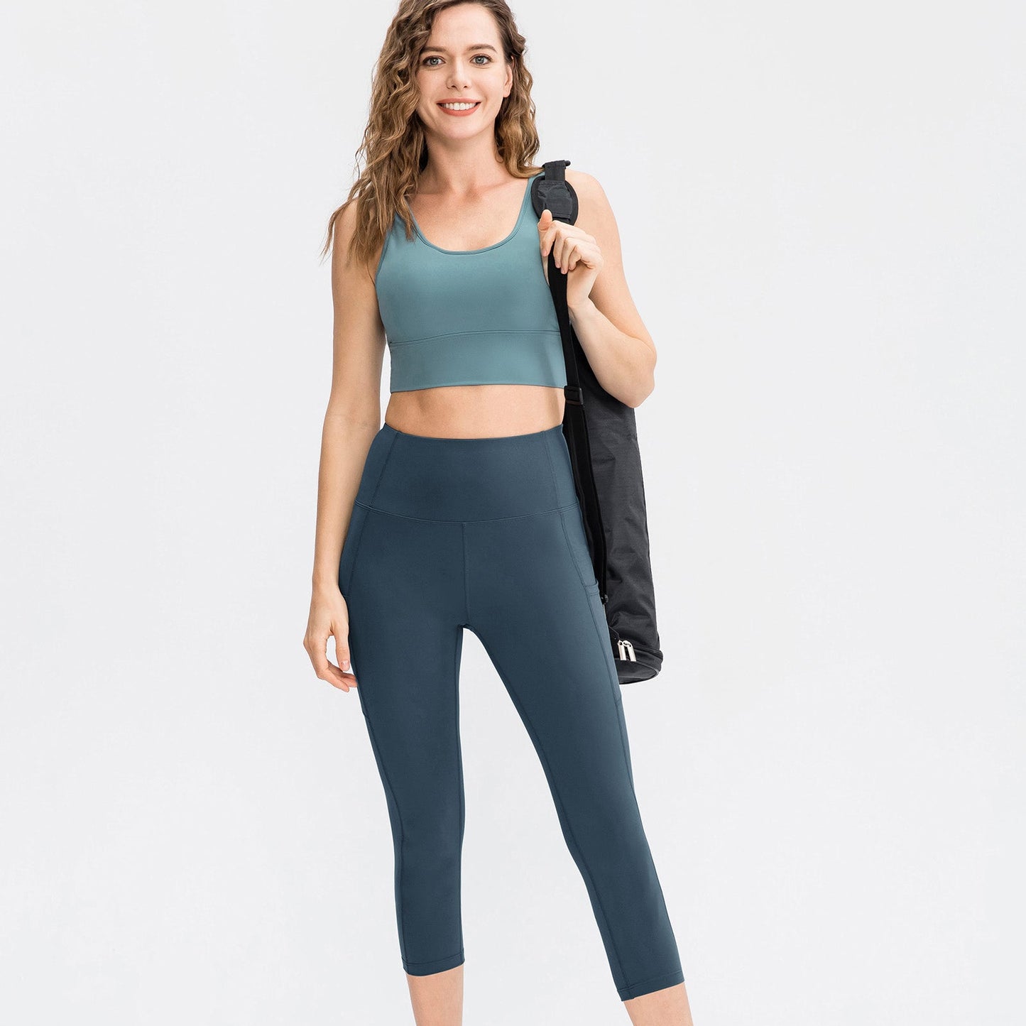 High-Waisted Capri With Pockets
