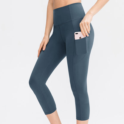 High-Waisted Capri With Pockets