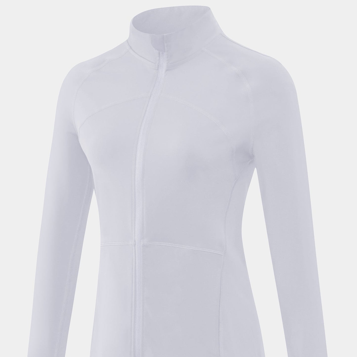 High Collar Full Zip Fleece Lined Track Jacket