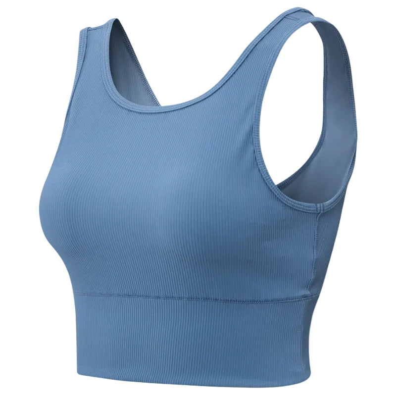 Ribbed Reversible Crop Tank Top