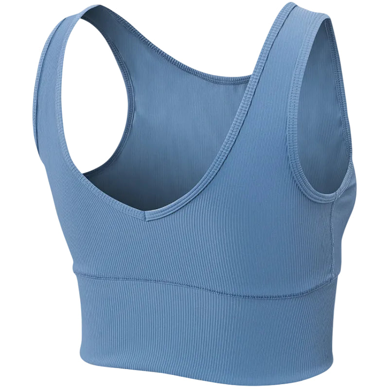 Ribbed Reversible Crop Tank Top
