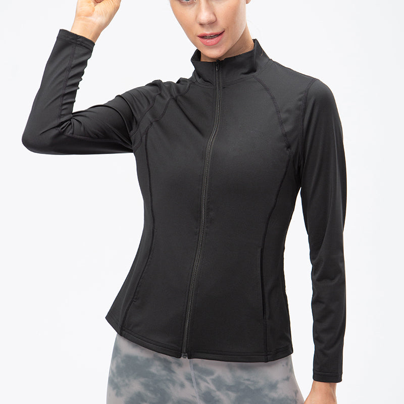 Stand Collar Full Zip Track Jacket