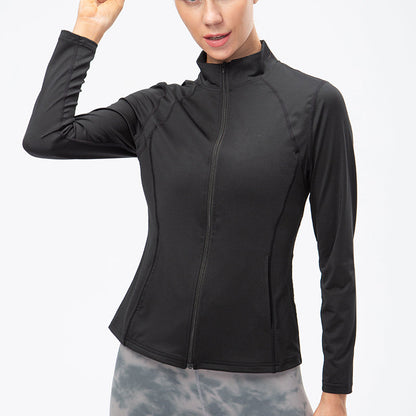 Stand Collar Full Zip Track Jacket