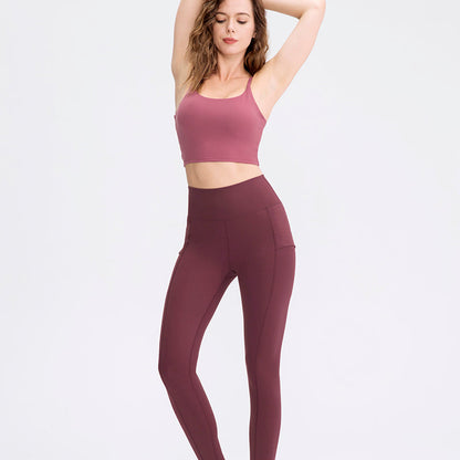 High-Waist Leggings with Pockets