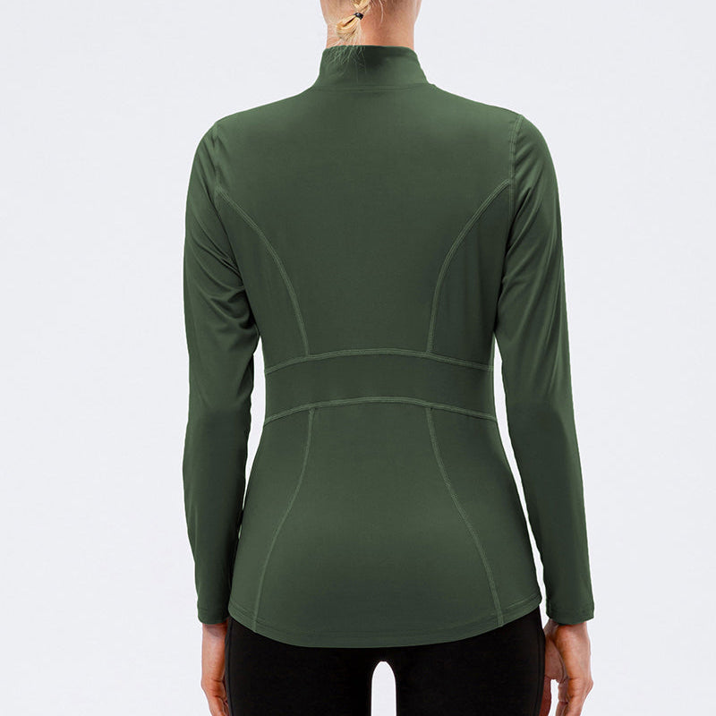 Stand Collar Full Zip Track Jacket