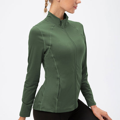 Stand Collar Full Zip Track Jacket