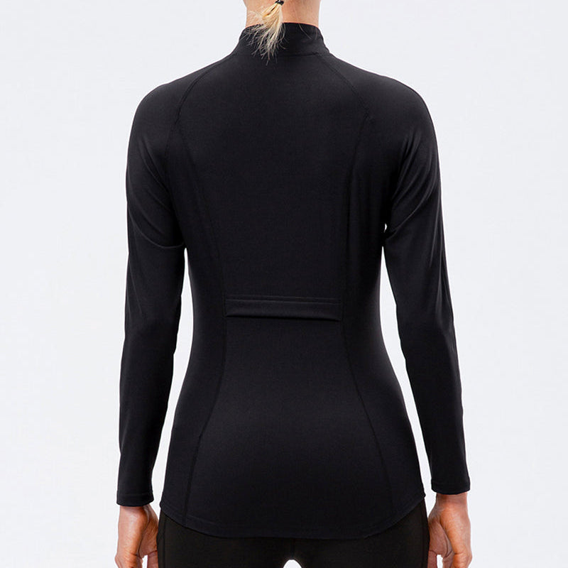 High Collar Full Zip Track Jacket