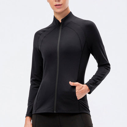 High Collar Full Zip Track Jacket