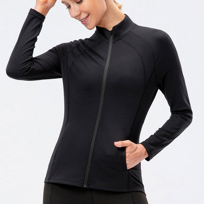 High Collar Full Zip Track Jacket