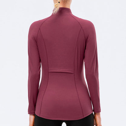 High Collar Full Zip Track Jacket