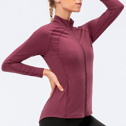 High Collar Full Zip Track Jacket