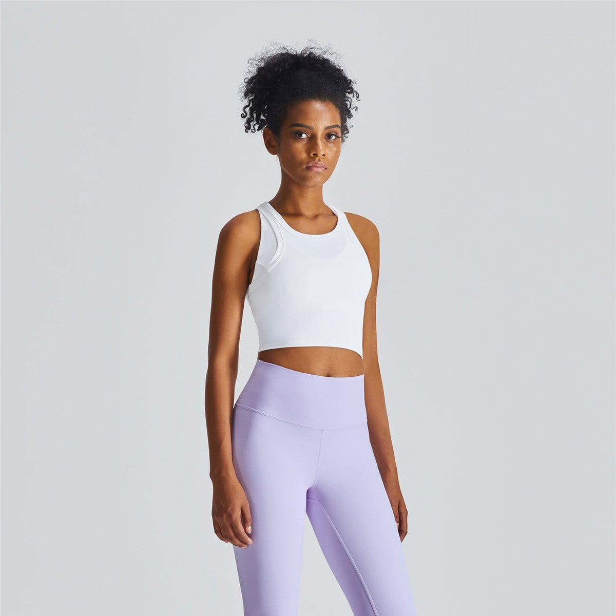 Cropped Racerback Tank Tops