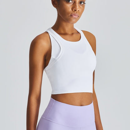 Cropped Racerback Tank Tops