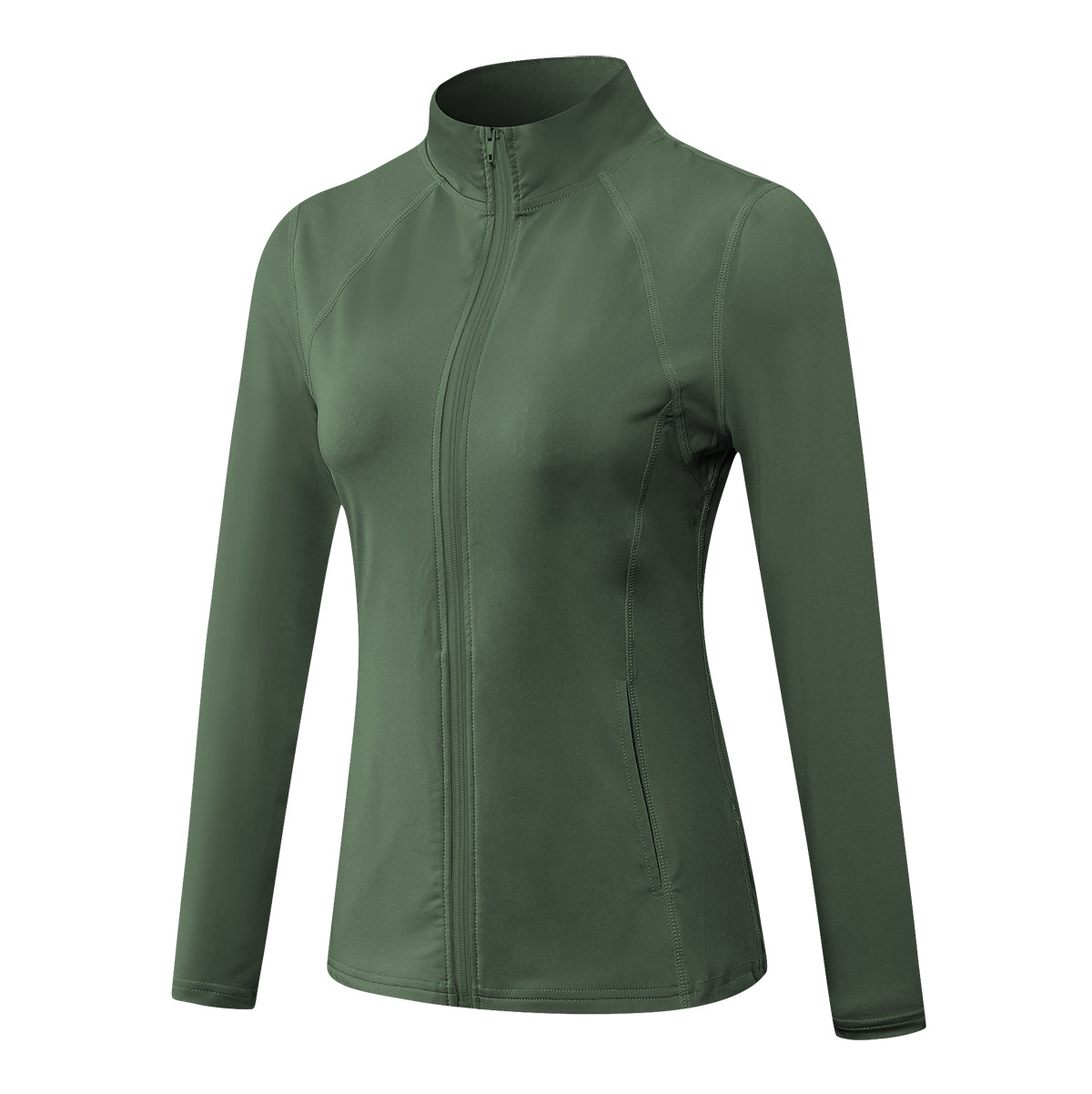 Stand Collar Full Zip Track Jacket