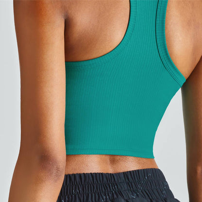 Cropped Racerback Tank Tops