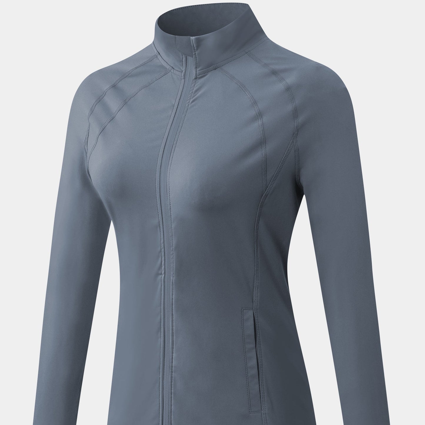 High Collar Full Zip Track Jacket