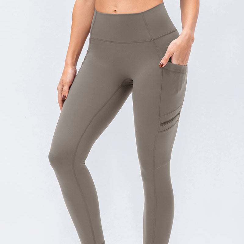 High-Rise Workout Leggings with Multi Pockets