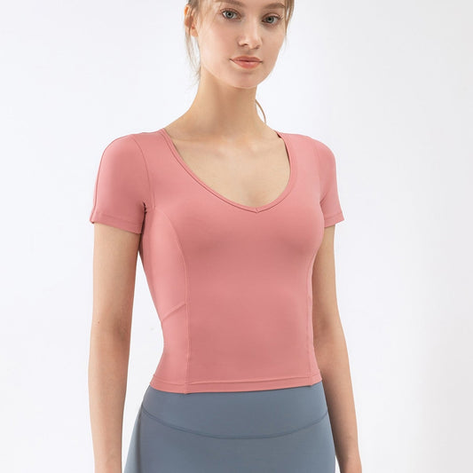 V Neck Short Sleeve T-Shirt