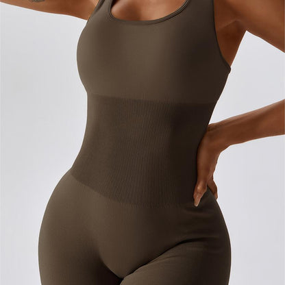 Seamless Racerback Athletic Romper